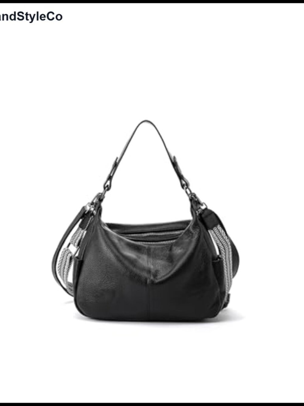 Genuine Cow Leather Hobo Bag Crossbody Shoulder Purse